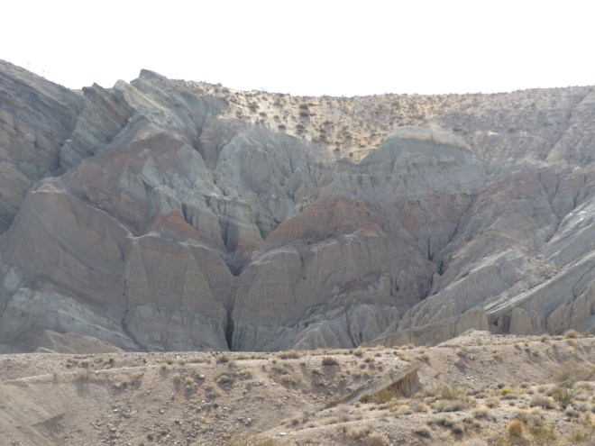 Rainbow Basin was really a rainbow of colors, not seen nearly as well here as in person.
