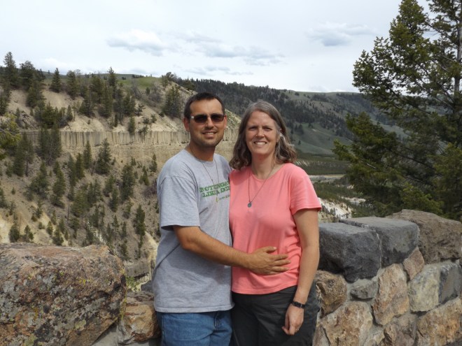 At the Grand Canyon of Yellowstone