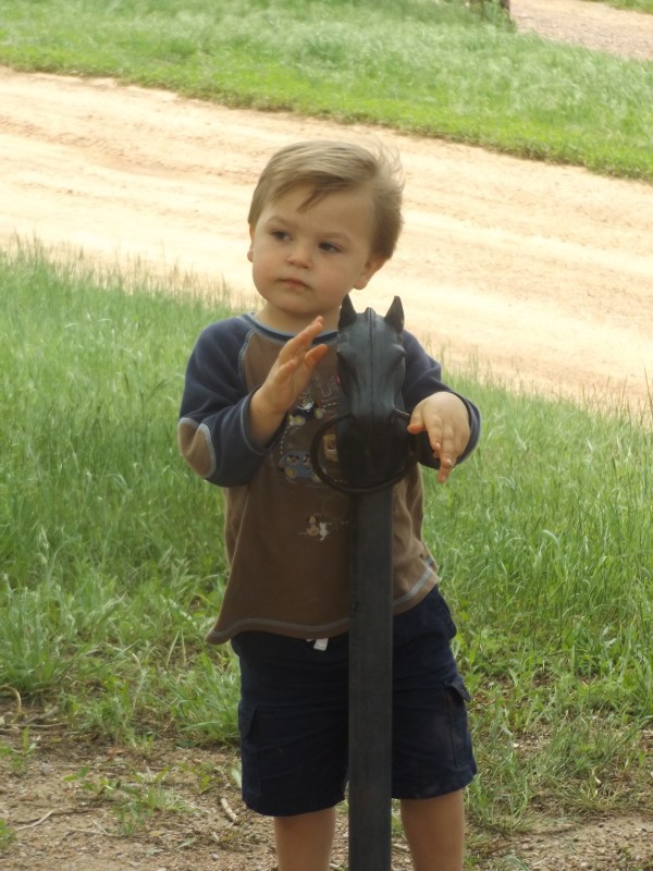 Damien deep in thought