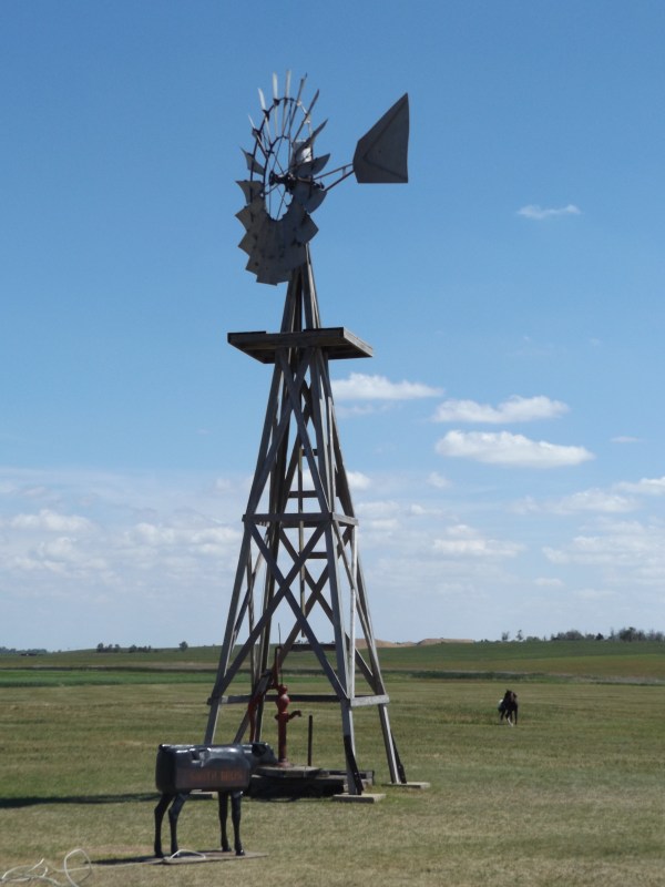 Ryon thinks we need to install a windmill to pump our water and save us money.